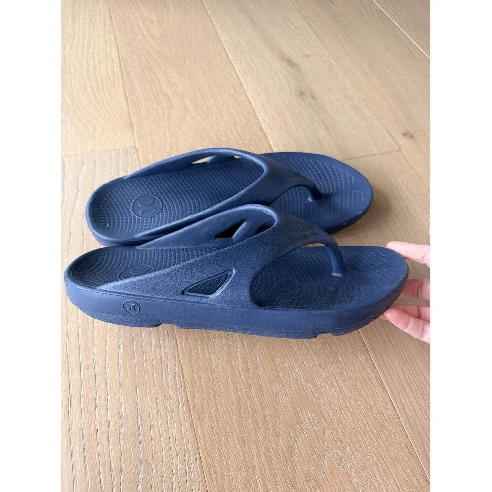 Men’s Hurley Injection Chancletas Flip Flops Sandals Slip On Navy Blue Size 13